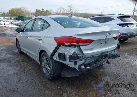 2018 Hyundai Elantra Sel z USA, uszkodzony, nr VIN 5NPD84LF9JH308743
